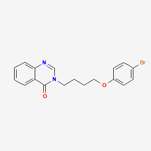 3-[4-(4-bromophenoxy)butyl]-4(3H)-quinazolinone