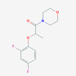 2-(2,4-Difluorophenoxy)-1-(morpholin-4-yl)propan-1-one