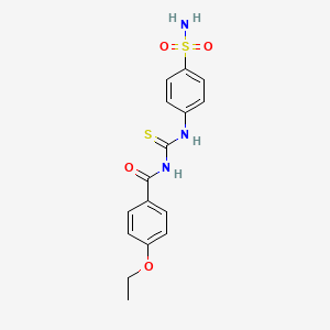 4-ethoxy-N-[(4-sulfamoylphenyl)carbamothioyl]benzamide