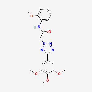 N-(2-METHOXYPHENYL)-2-[5-(3,4,5-TRIMETHOXYPHENYL)-2H-1,2,3,4-TETRAZOL-2-YL]ACETAMIDE