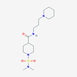 1-[(dimethylamino)sulfonyl]-N-[3-(1-piperidinyl)propyl]-4-piperidinecarboxamide