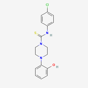 N-(4-chlorophenyl)-4-(2-hydroxyphenyl)-1-piperazinecarbothioamide