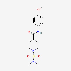 1-[(dimethylamino)sulfonyl]-N-(4-methoxyphenyl)-4-piperidinecarboxamide