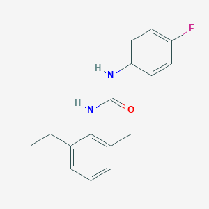 molecular formula C16H17FN2O B4814745 1-(2-Ethyl-6-methylphenyl)-3-(4-fluorophenyl)urea 