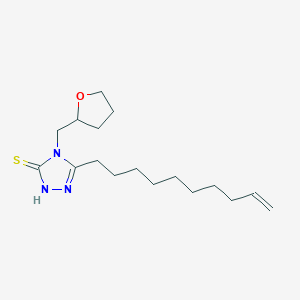 5-(dec-9-en-1-yl)-4-(tetrahydrofuran-2-ylmethyl)-4H-1,2,4-triazole-3-thiol