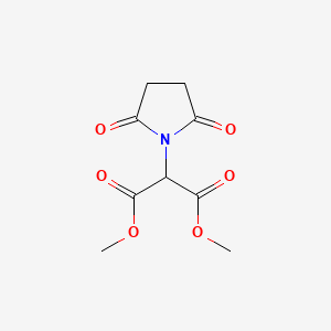 molecular formula C9H11NO6 B4814836 dimethyl (2,5-dioxo-1-pyrrolidinyl)malonate 