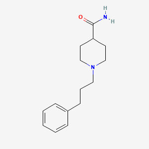 molecular formula C15H22N2O B4814917 1-(3-phenylpropyl)-4-piperidinecarboxamide 