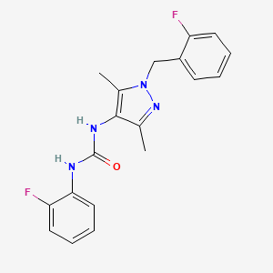 N-[1-(2-fluorobenzyl)-3,5-dimethyl-1H-pyrazol-4-yl]-N'-(2-fluorophenyl)urea