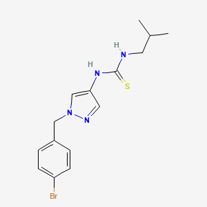 N-[1-(4-bromobenzyl)-1H-pyrazol-4-yl]-N'-isobutylthiourea