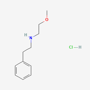 molecular formula C11H18ClNO B4815517 (2-methoxyethyl)(2-phenylethyl)amine hydrochloride 