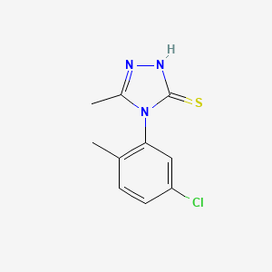 4-(5-chloro-2-methylphenyl)-5-methyl-4H-1,2,4-triazole-3-thiol