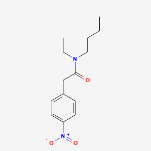 N-butyl-N-ethyl-2-(4-nitrophenyl)acetamide