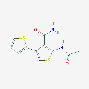 5'-(acetylamino)-2,3'-bithiophene-4'-carboxamide