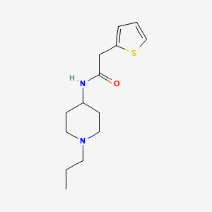 N-(1-propyl-4-piperidinyl)-2-(2-thienyl)acetamide