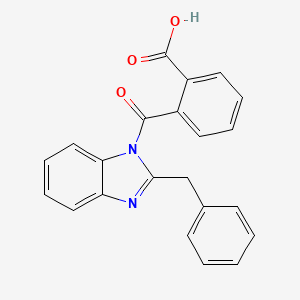 2-[(2-benzyl-1H-benzimidazol-1-yl)carbonyl]benzoic acid