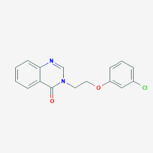 3-[2-(3-chlorophenoxy)ethyl]-4(3H)-quinazolinone