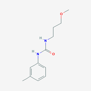 molecular formula C12H18N2O2 B4816147 N-(3-methoxypropyl)-N'-(3-methylphenyl)urea 