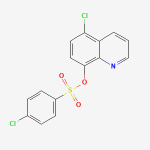 5-chloro-8-quinolinyl 4-chlorobenzenesulfonate