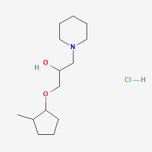 1-[(2-methylcyclopentyl)oxy]-3-(1-piperidinyl)-2-propanol hydrochloride