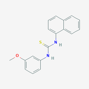 N-(3-methoxyphenyl)-N'-1-naphthylthiourea