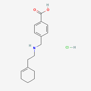 4-({[2-(1-cyclohexen-1-yl)ethyl]amino}methyl)benzoic acid hydrochloride