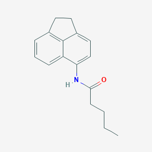 molecular formula C17H19NO B4816524 N-(1,2-dihydro-5-acenaphthylenyl)pentanamide 