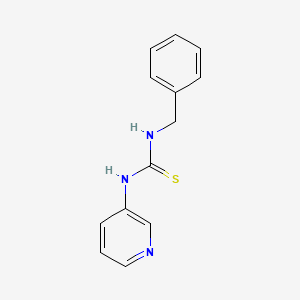 molecular formula C13H13N3S B4816664 N-benzyl-N'-3-pyridinylthiourea 