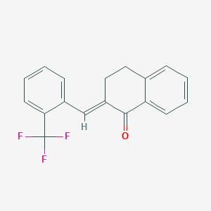 2-[2-(trifluoromethyl)benzylidene]-3,4-dihydro-1(2H)-naphthalenone