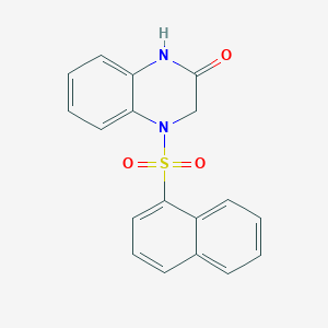 4-(1-naphthylsulfonyl)-3,4-dihydro-2(1H)-quinoxalinone