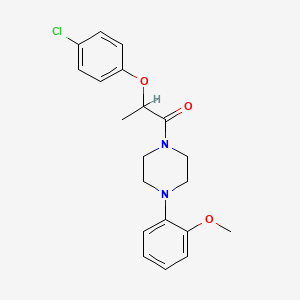 1-[2-(4-chlorophenoxy)propanoyl]-4-(2-methoxyphenyl)piperazine