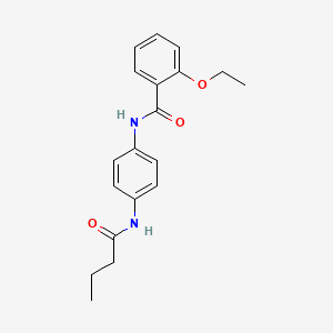 molecular formula C19H22N2O3 B4816839 N-[4-(butyrylamino)phenyl]-2-ethoxybenzamide 