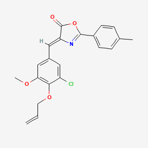 4-[4-(allyloxy)-3-chloro-5-methoxybenzylidene]-2-(4-methylphenyl)-1,3-oxazol-5(4H)-one