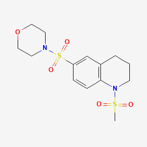 1-(methylsulfonyl)-6-(4-morpholinylsulfonyl)-1,2,3,4-tetrahydroquinoline