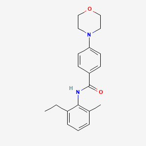 N-(2-ethyl-6-methylphenyl)-4-(4-morpholinyl)benzamide