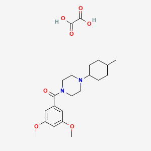 1-(3,5-dimethoxybenzoyl)-4-(4-methylcyclohexyl)piperazine oxalate