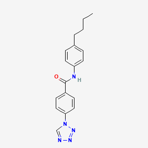 N-(4-butylphenyl)-4-(1H-tetrazol-1-yl)benzamide