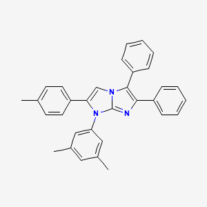 1-(3,5-DIMETHYLPHENYL)-2-(4-METHYLPHENYL)-5,6-DIPHENYL-1H-[1,3]DIAZOLO[1,2-A]IMIDAZOLE