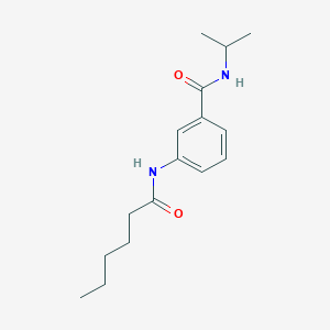 3-(hexanoylamino)-N-isopropylbenzamide