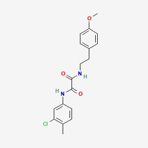 N-(3-chloro-4-methylphenyl)-N'-[2-(4-methoxyphenyl)ethyl]ethanediamide