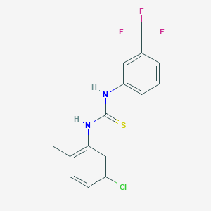 N-(5-chloro-2-methylphenyl)-N'-[3-(trifluoromethyl)phenyl]thiourea