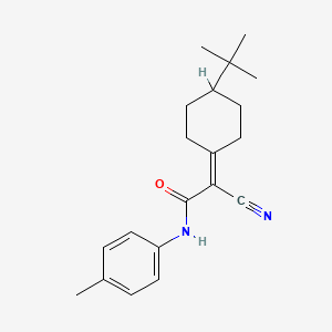 2-(4-tert-butylcyclohexylidene)-2-cyano-N-(4-methylphenyl)acetamide