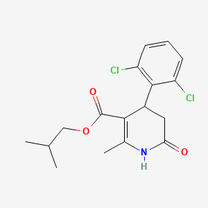 2-Methylpropyl 4-(2,6-dichlorophenyl)-2-methyl-6-oxo-1,4,5,6-tetrahydropyridine-3-carboxylate