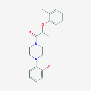 1-[4-(2-Fluorophenyl)piperazin-1-yl]-2-(2-methylphenoxy)propan-1-one