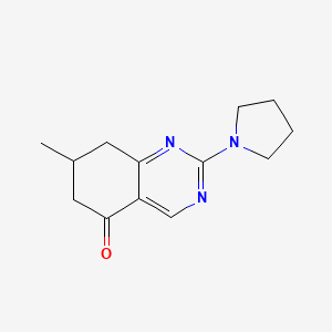 7-methyl-2-(1-pyrrolidinyl)-7,8-dihydro-5(6H)-quinazolinone