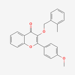 2-(4-methoxyphenyl)-3-[(2-methylbenzyl)oxy]-4H-chromen-4-one