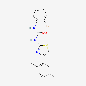 N-(2-bromophenyl)-N'-[4-(2,5-dimethylphenyl)-1,3-thiazol-2-yl]urea