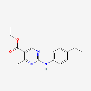 Ethyl 2-[(4-ethylphenyl)amino]-4-methylpyrimidine-5-carboxylate