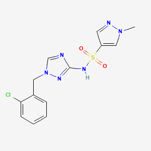 N-[1-(2-chlorobenzyl)-1H-1,2,4-triazol-3-yl]-1-methyl-1H-pyrazole-4-sulfonamide