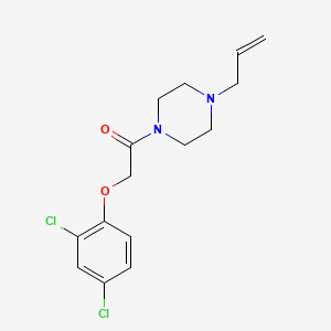 molecular formula C15H18Cl2N2O2 B4817857 1-allyl-4-[(2,4-dichlorophenoxy)acetyl]piperazine 