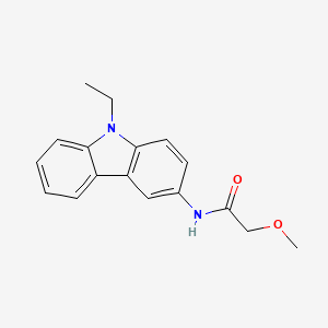molecular formula C17H18N2O2 B4817991 N-(9-ethyl-9H-carbazol-3-yl)-2-methoxyacetamide 